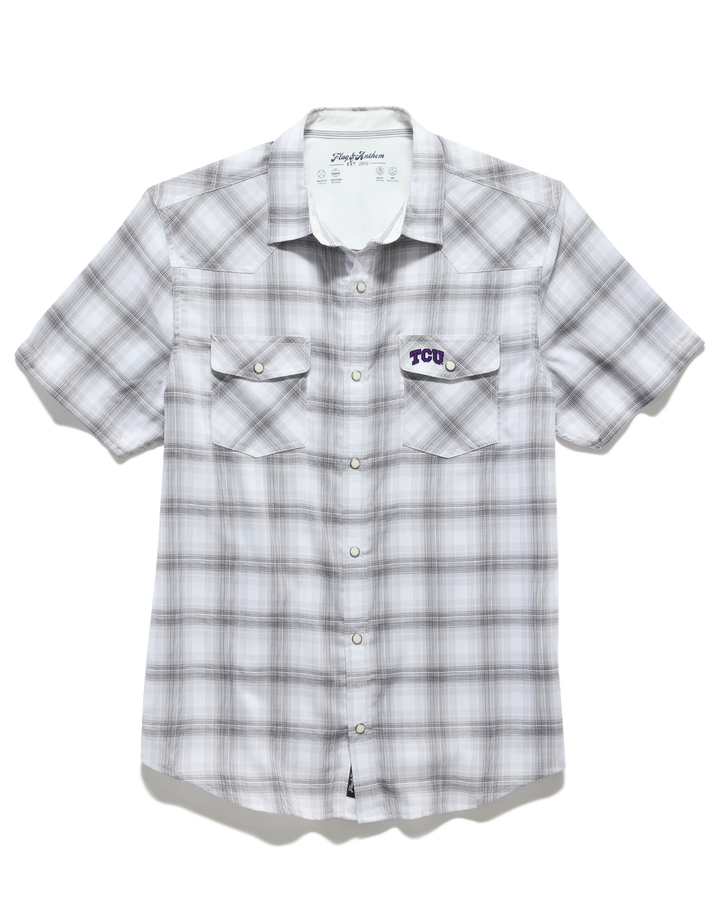 TCU UPF PERFORMANCE WESTERN SHIRT