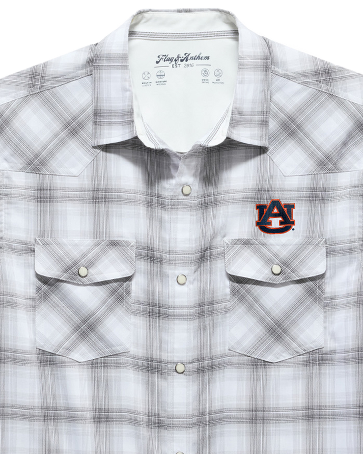 AUBURN UPF PERFORMANCE WESTERN SHIRT