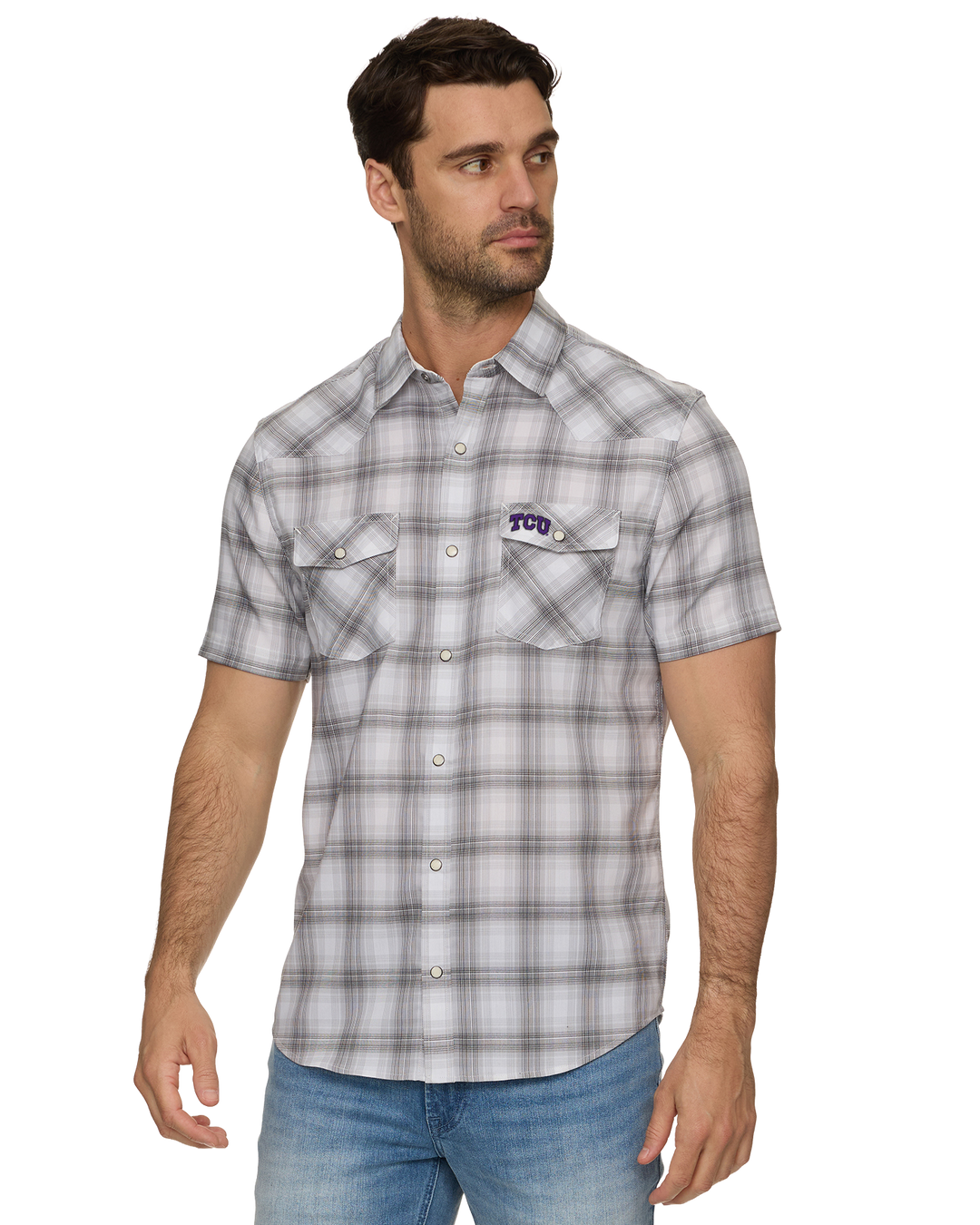 TCU UPF PERFORMANCE WESTERN SHIRT