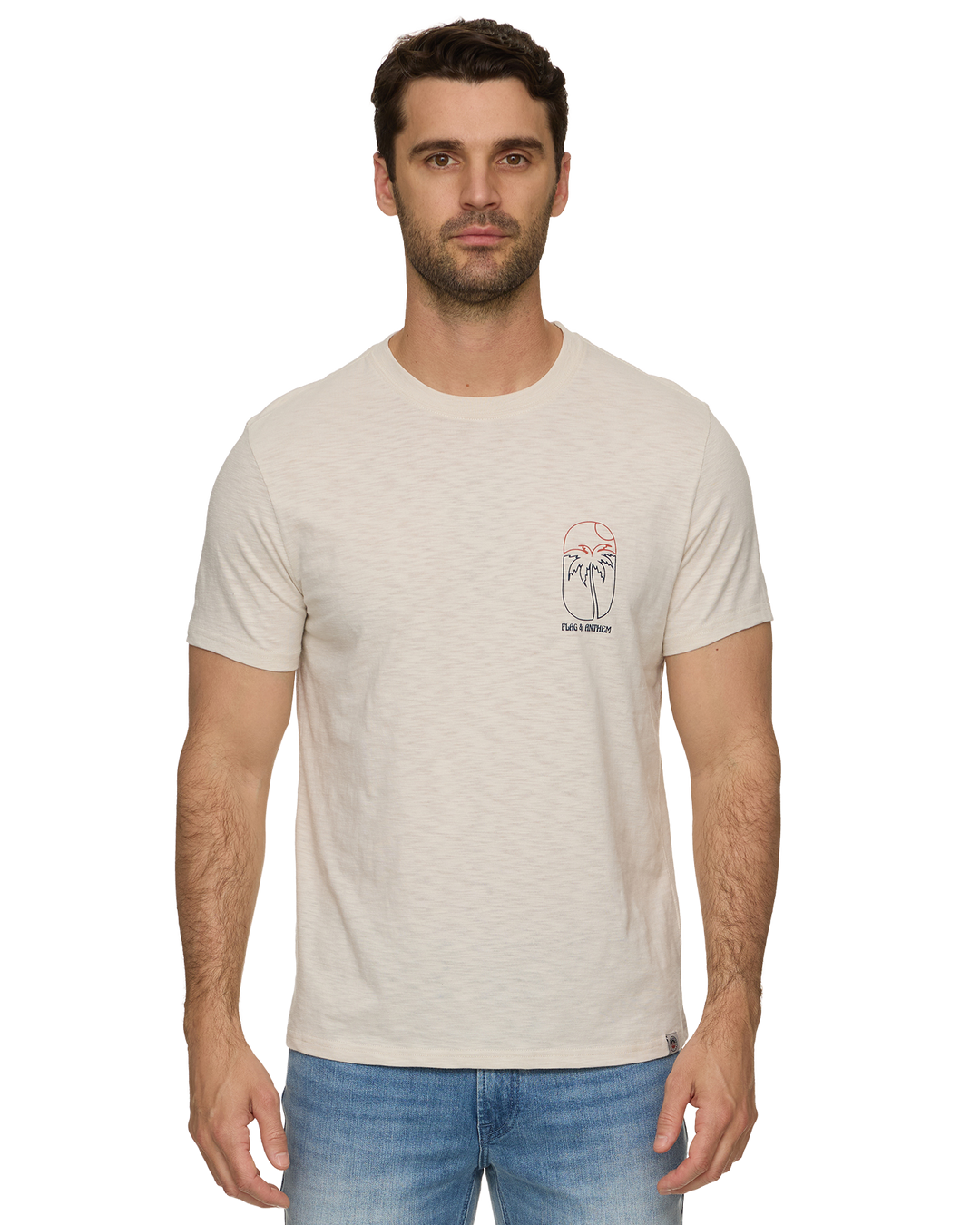 AMERICANA PALM SLUB TEE