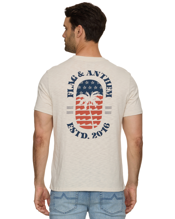 AMERICANA PALM SLUB TEE