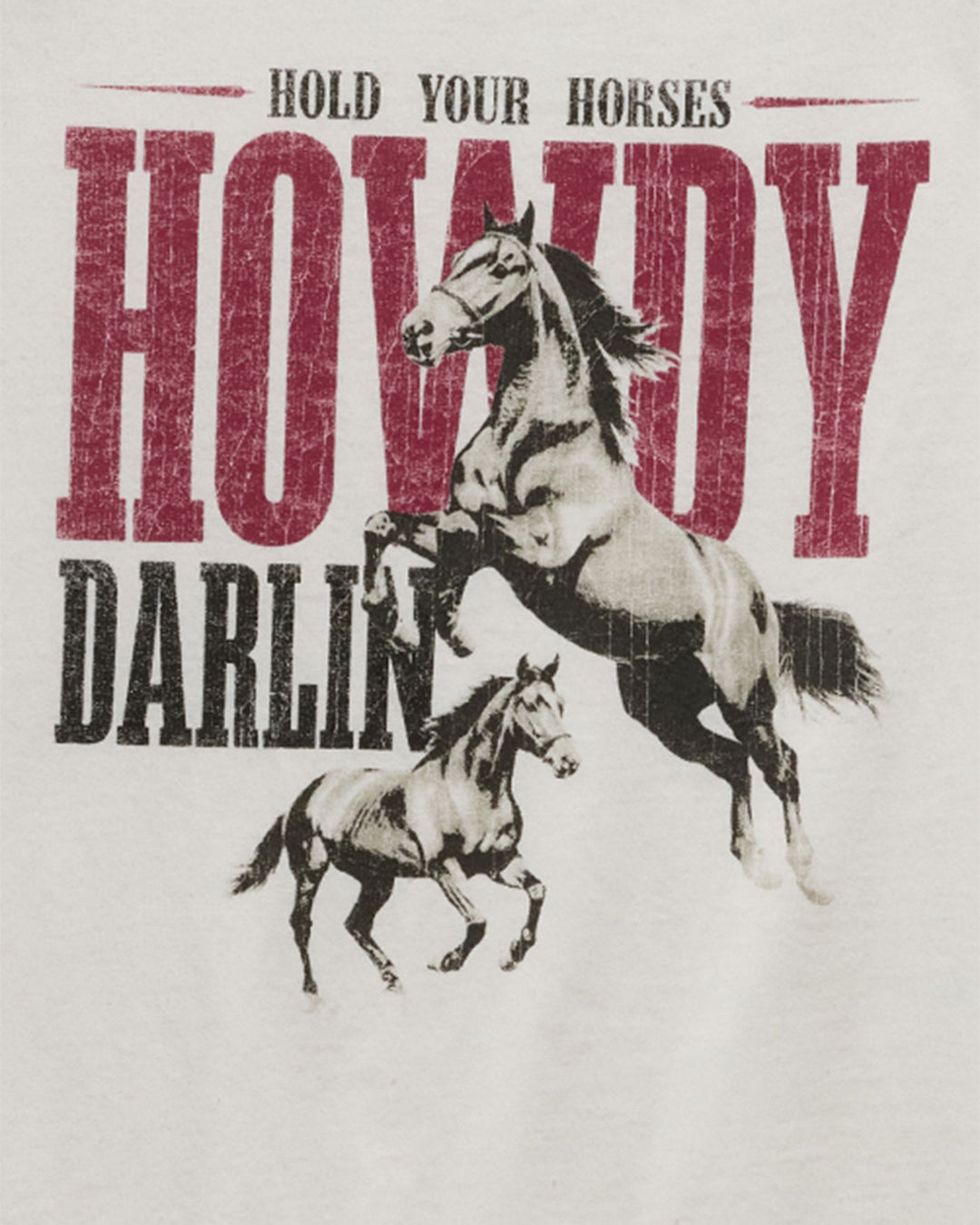 HOWDY DARLIN' RAGLAN TEE