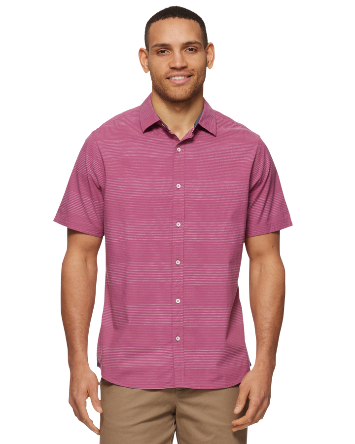 MONROE STRIPED TEXTURED SHIRT