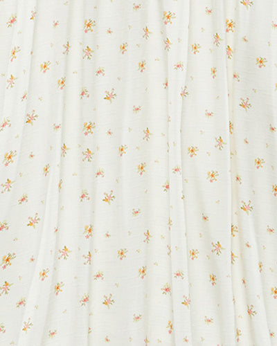 PALOMA FLORAL TIE-STRAP MAXI DRESS