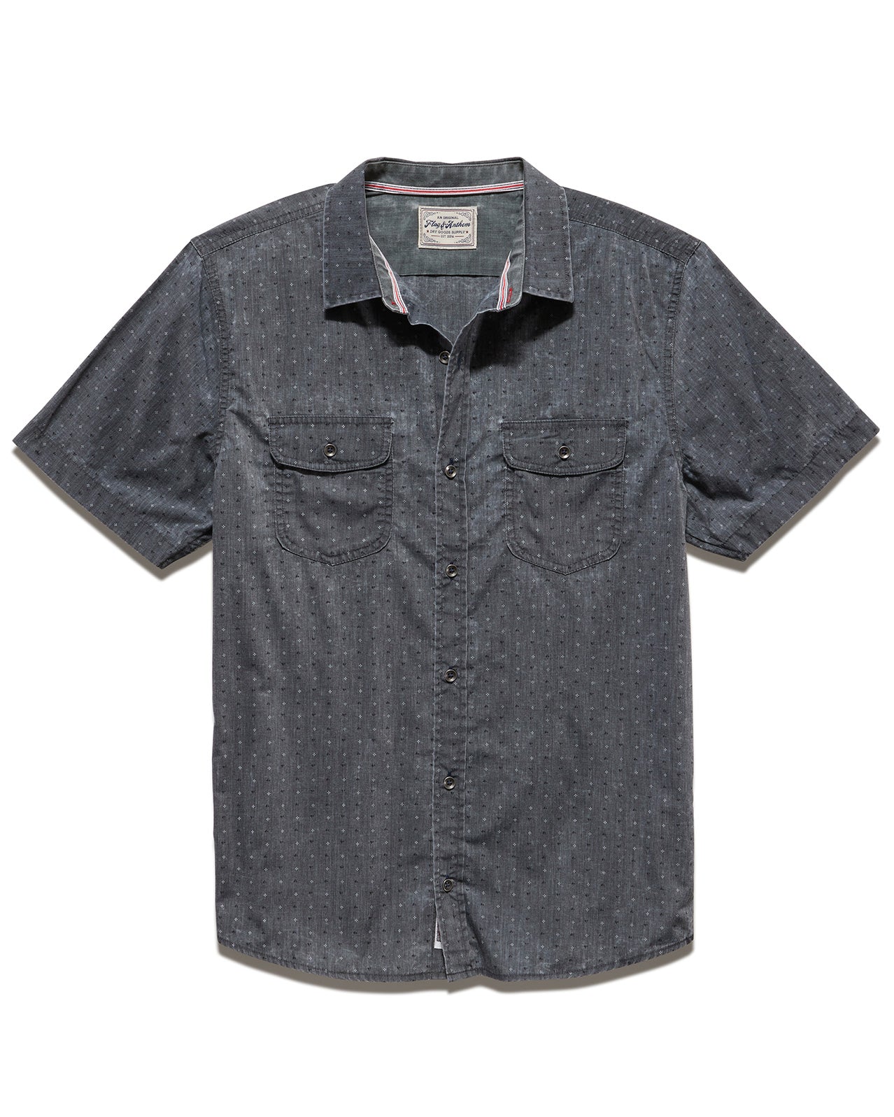 GARDENDALE VINTAGE SOFT DOT PRINT SHIRT