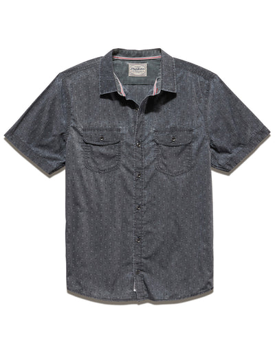 GARDENDALE VINTAGE SOFT DOT PRINT SHIRT