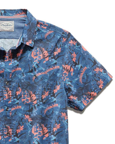 POMPANO VINTAGE WASHED TROPICAL PRINT SHIRT (FINAL SALE)