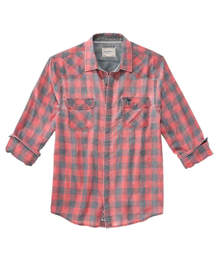 TEXAS TECH CABOT VINTAGE SOFT WESTERN SHIRT