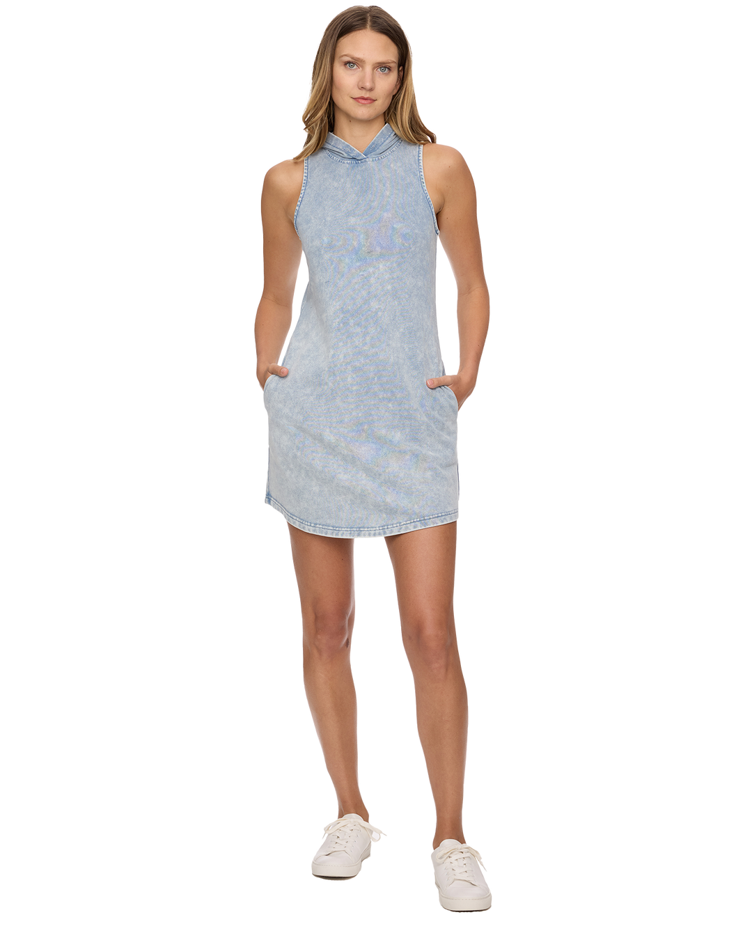 SHIRLEY HOODED MINI DRESS