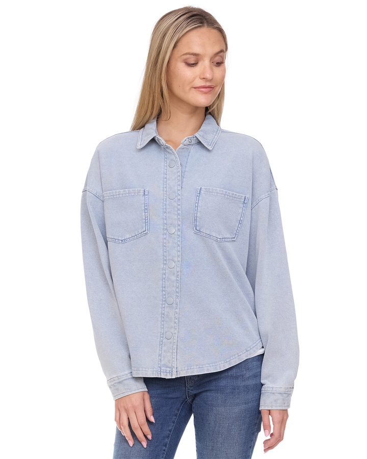 BRISTOL INDIGO WASHED SHACKET