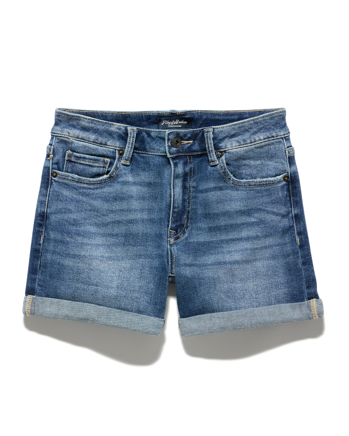 SHELBY CUFFED DENIM SHORT