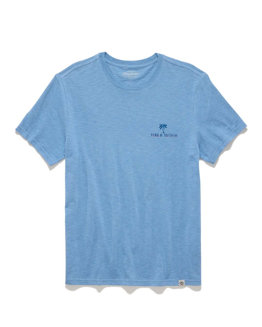 AMERICANA PALM FLAG SLUB TEE