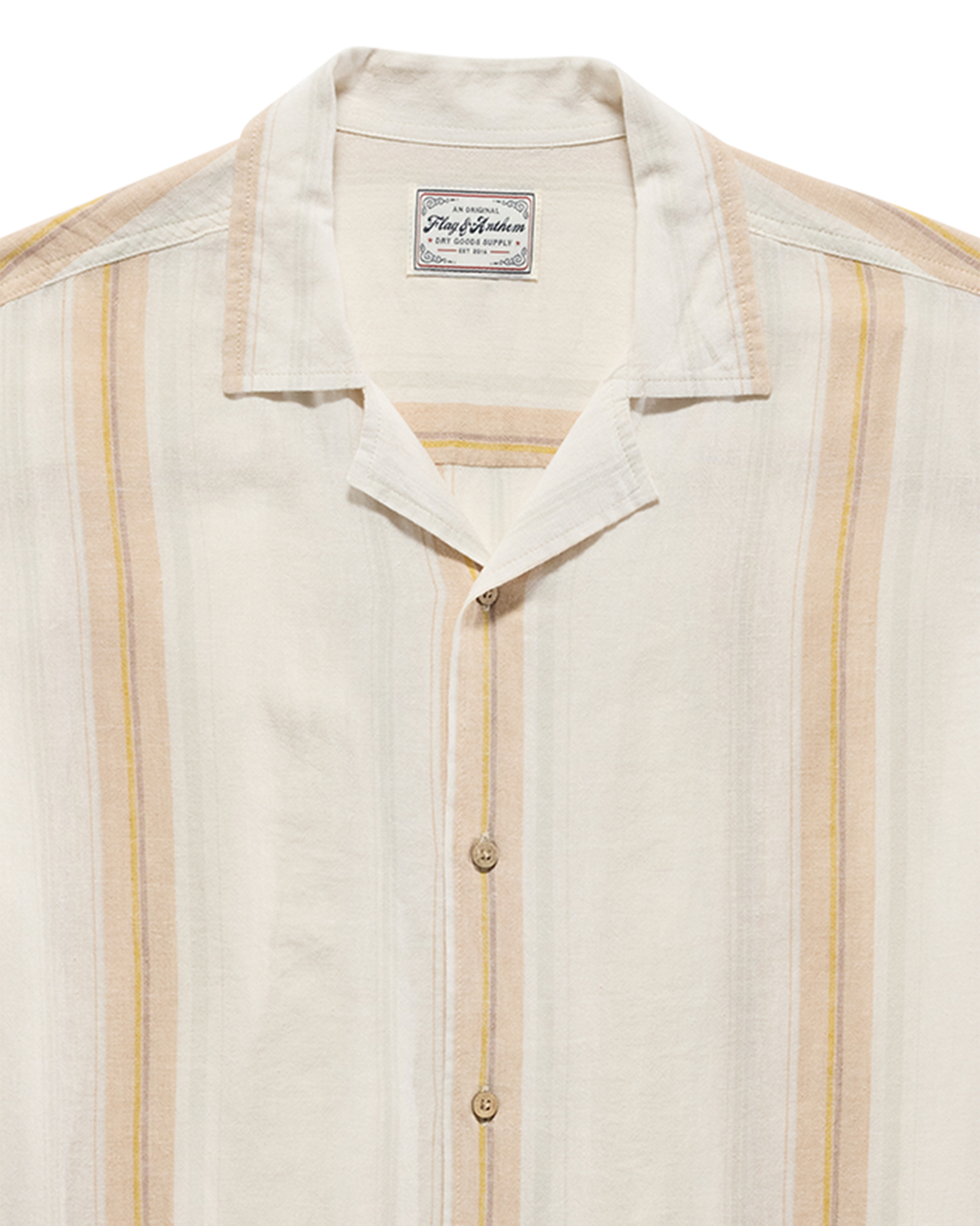 PALMER LINEN CAMP COLLAR SHIRT