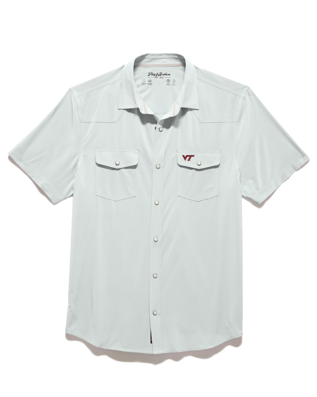 VIRGINIA TECH UPF PERFORMANCE WESTERN SHIRT