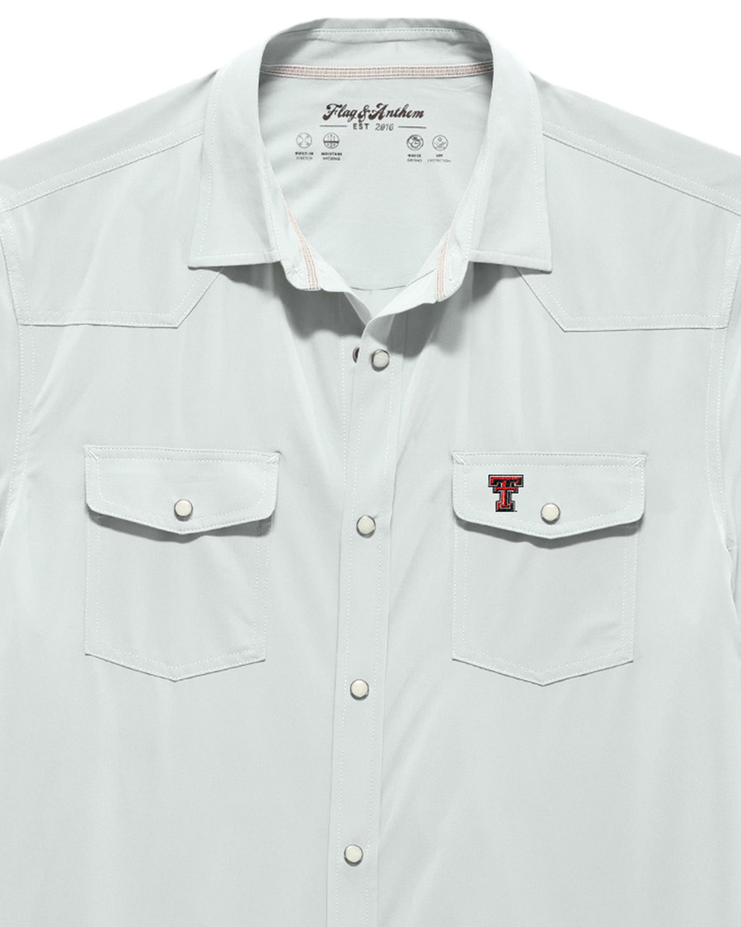 TEXAS TECH UPF PERFORMANCE WESTERN SHIRT Flag & Anthem TEXAS TECH UPF PERFORMANCE WESTERN SHIRT Flag & Anthem