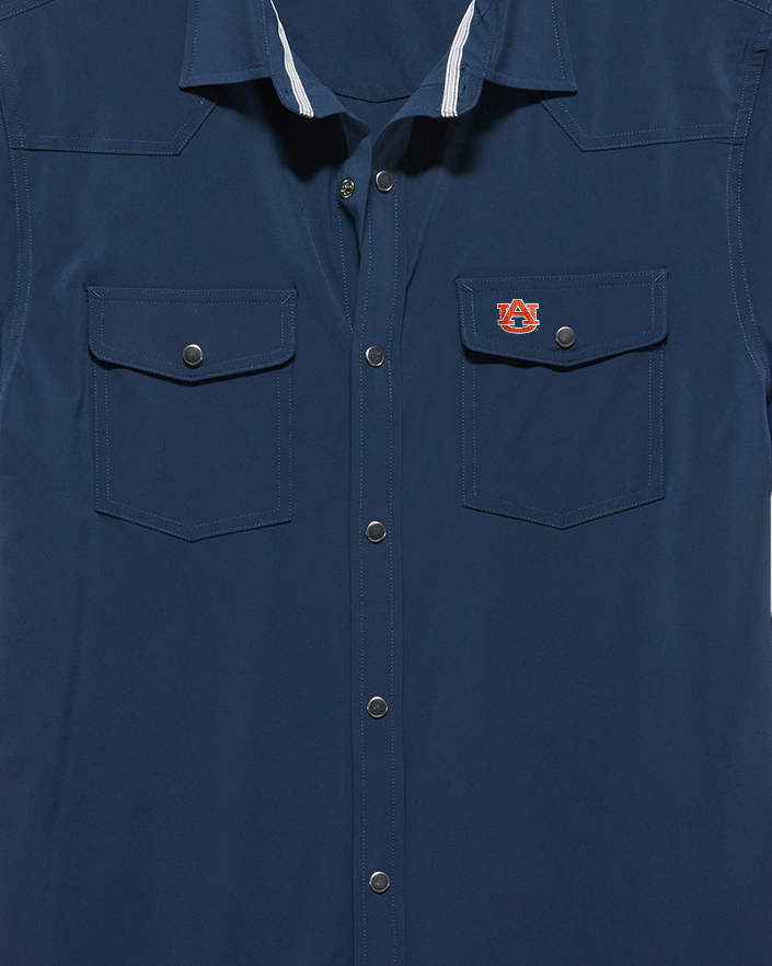 AUBURN UPF PERFORMANCE WESTERN SHIRT