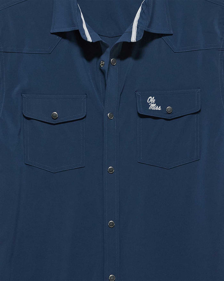 OLE MISS UPF PERFORMANCE WESTERN SHIRT