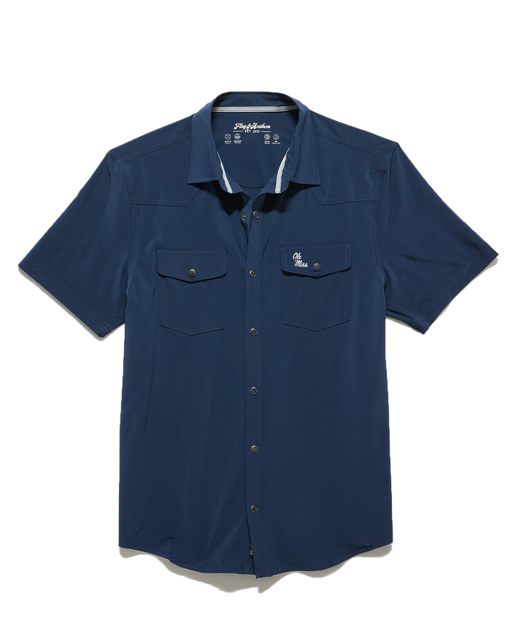 OLE MISS UPF PERFORMANCE WESTERN SHIRT