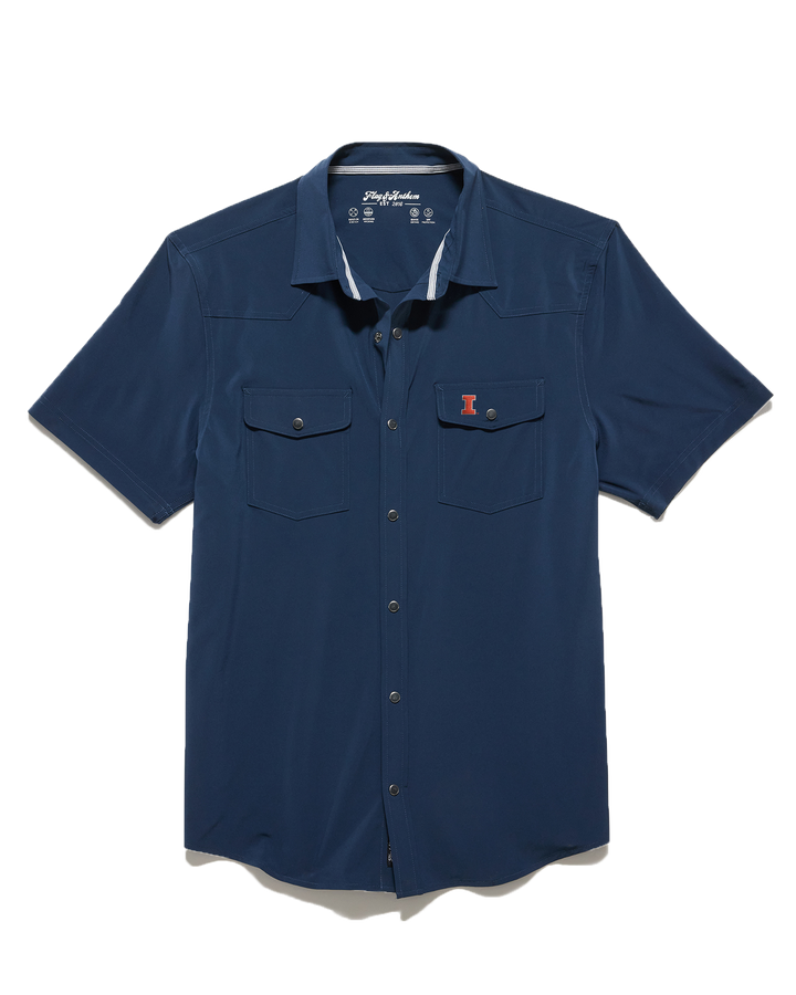 ILLINOIS UPF PERFORMANCE WESTERN SHIRT