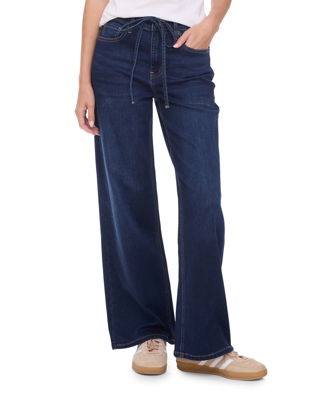 LYNSEY WIDE LEG KNIT JEAN