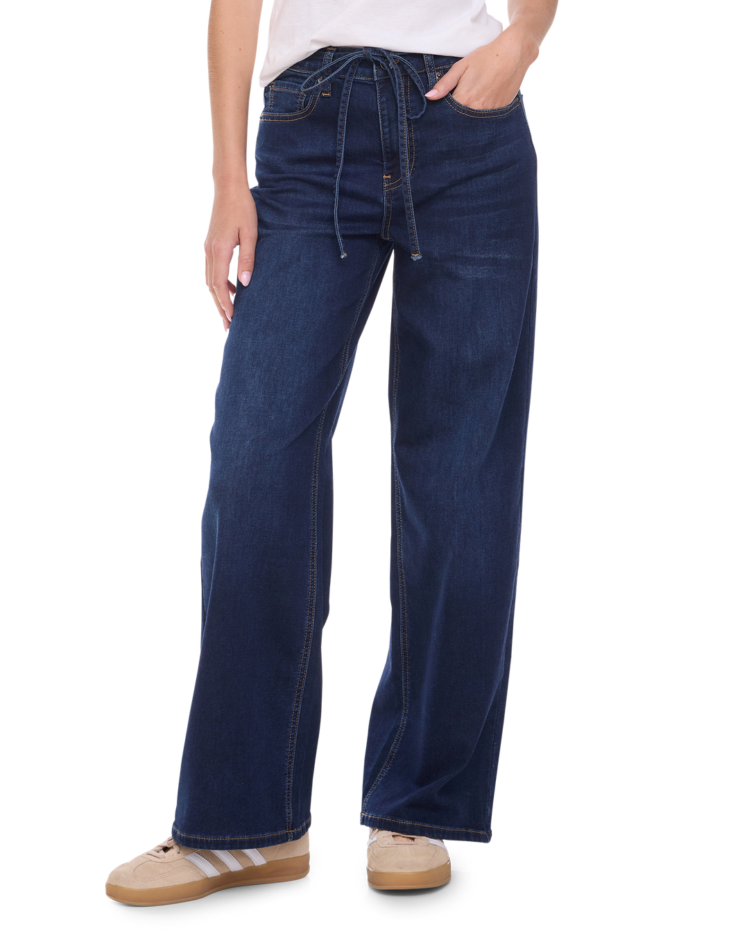 LYNSEY WIDE LEG KNIT JEAN
