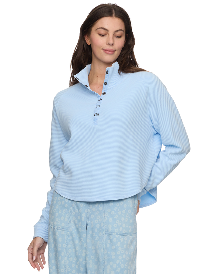 ADRIANA SNAP FRONT PULLOVER