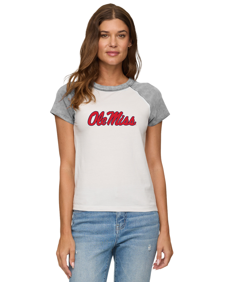 OLE MISS CARSON WASHED RAGLAN