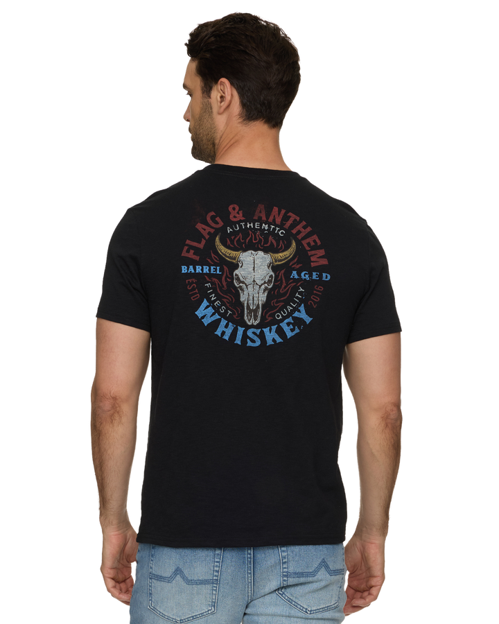 BULLSKULL BARREL AGED WHISKEY TEE