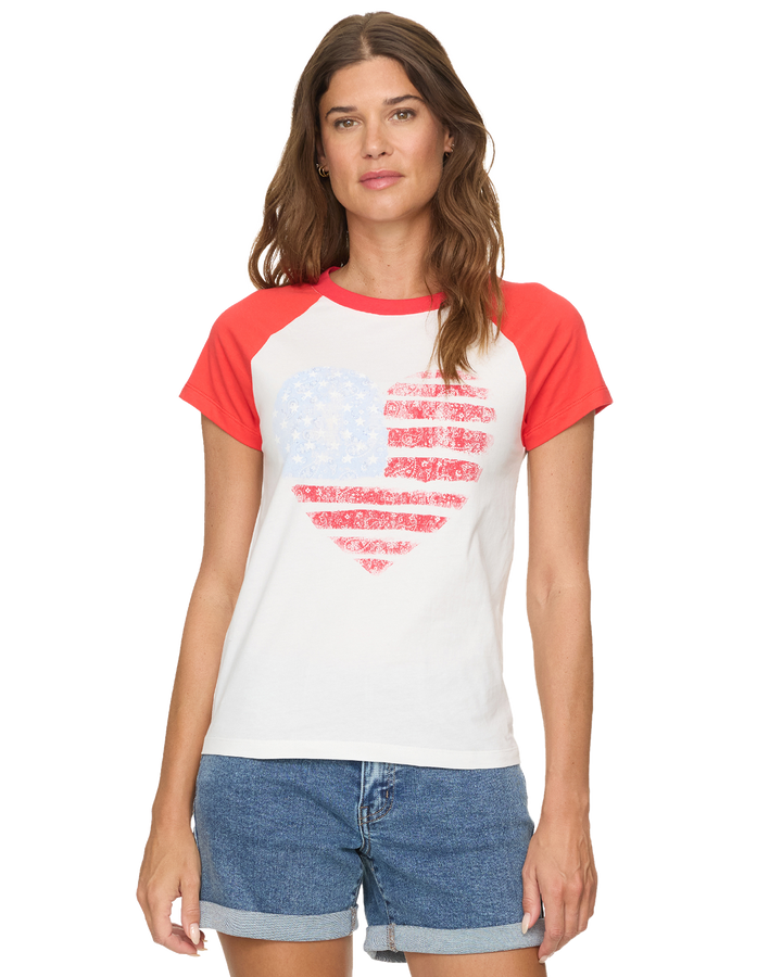 A250 FLAG RAGLAN TEE