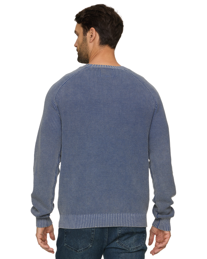ALAMOSA INDIGO CREWNECK SWEATER
