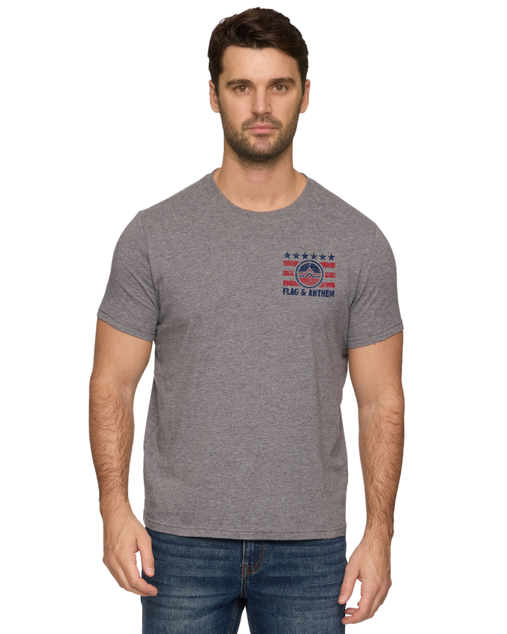 FLAG & ANTHEM EMBLEM SLUB TEE