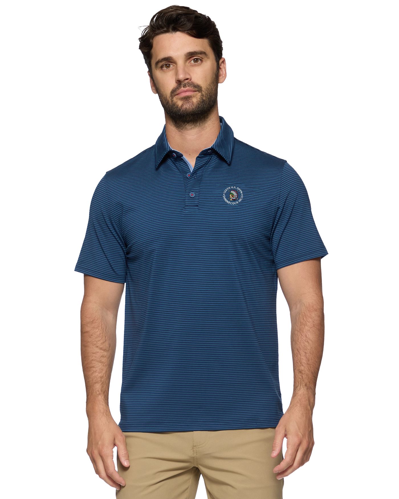 美品 マークアンドロナ 25SS Option Performance Polo 2026 U.S. OPEN NAPLES PERFORMANCE POLO – Flag & Anthem