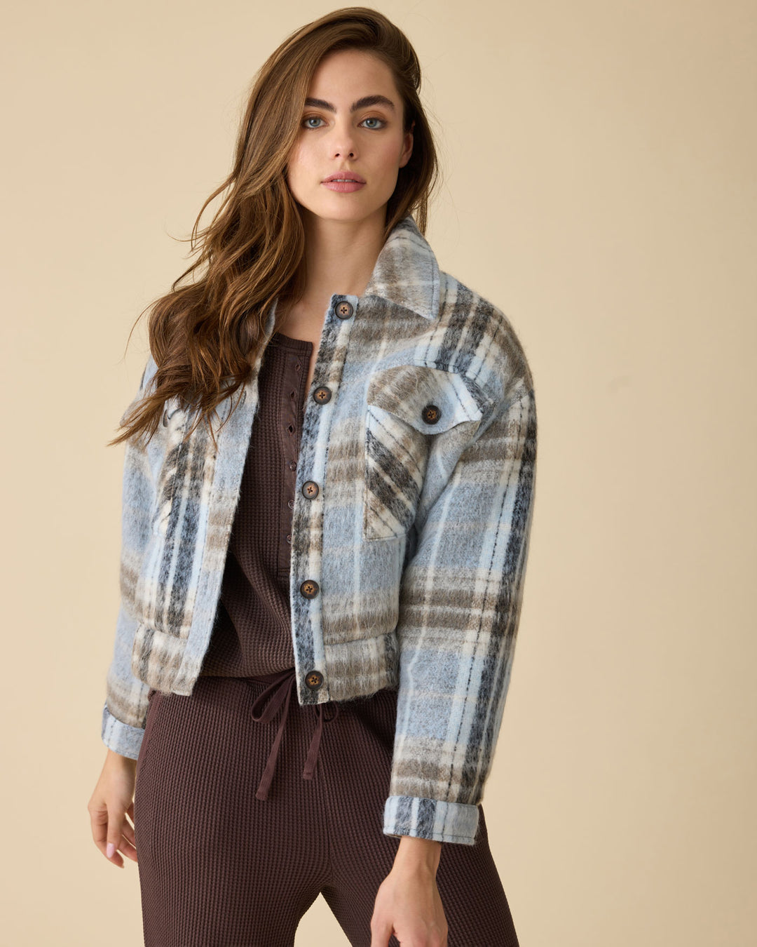 TALLULAH PLAID JACKET