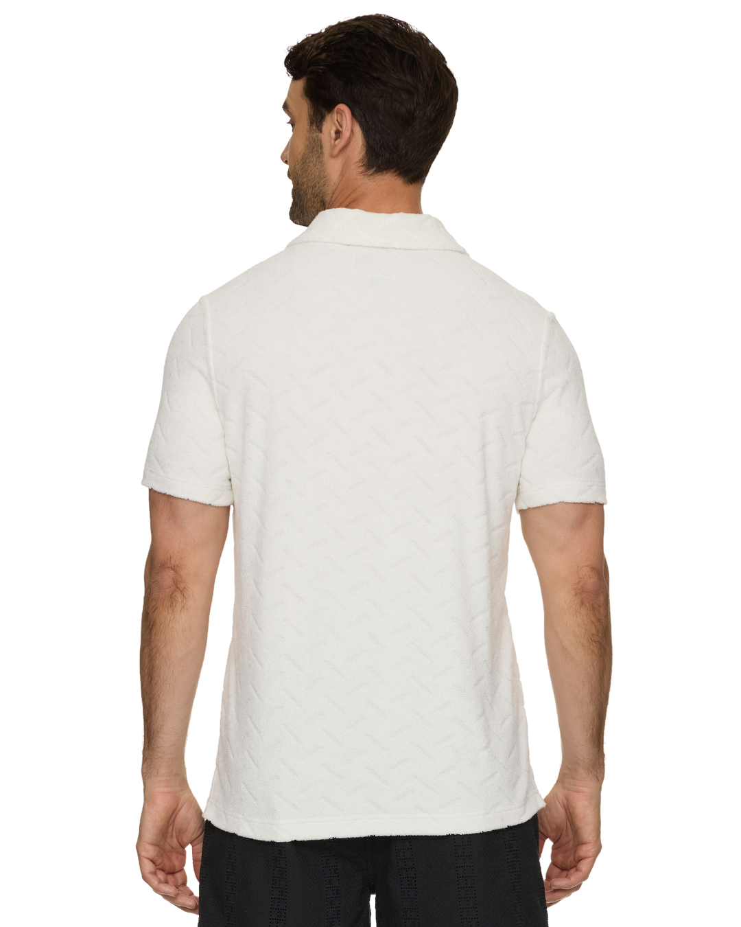 SOMERVILLE TEXTURED TERRY POLO