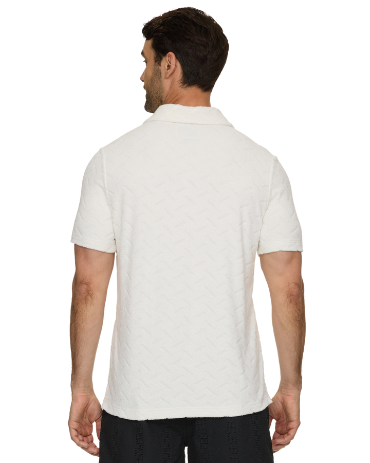 SOMERVILLE TEXTURED TERRY POLO