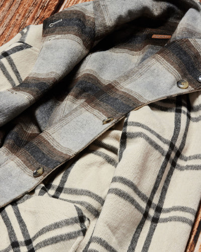 ANETA REVERSIBLE FLANNEL SHIRT JACKET