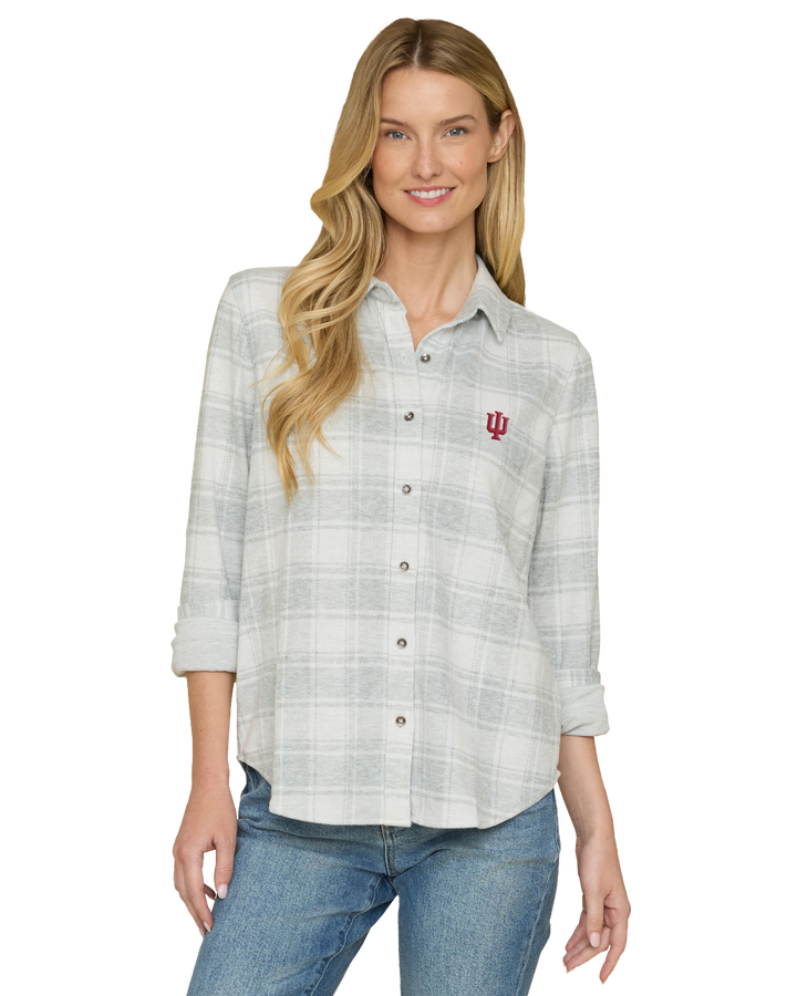 INDIANA WOMEN'S HERO STRETCH FLANNEL SHIRT