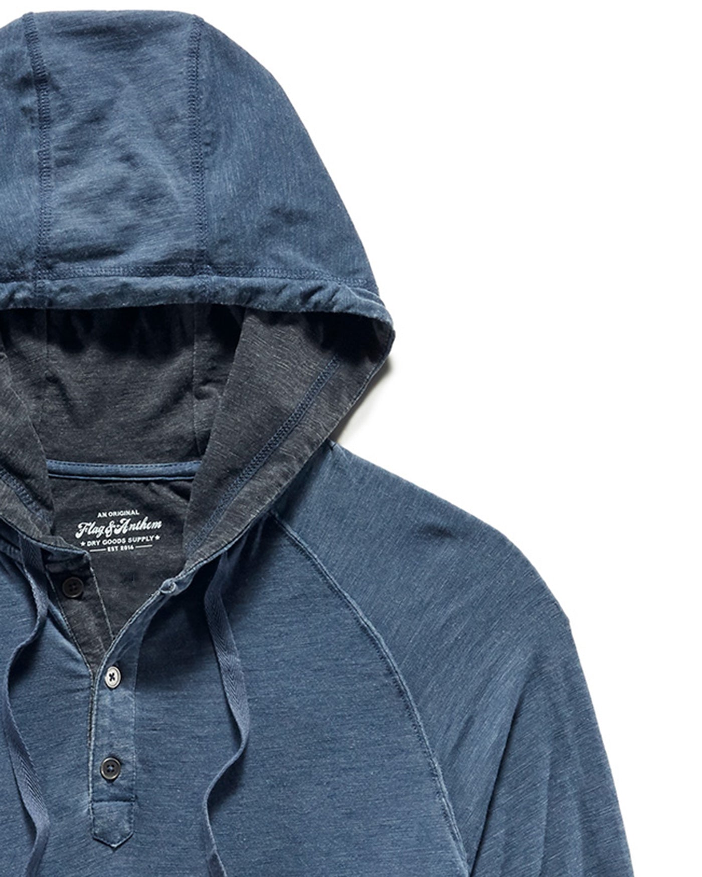 CHATHAM VINTAGE SOFT HOODED HENLEY