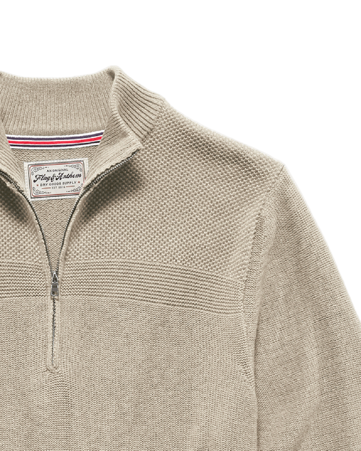 HENRYVILLE 1/4-ZIP PULLOVER SWEATER
