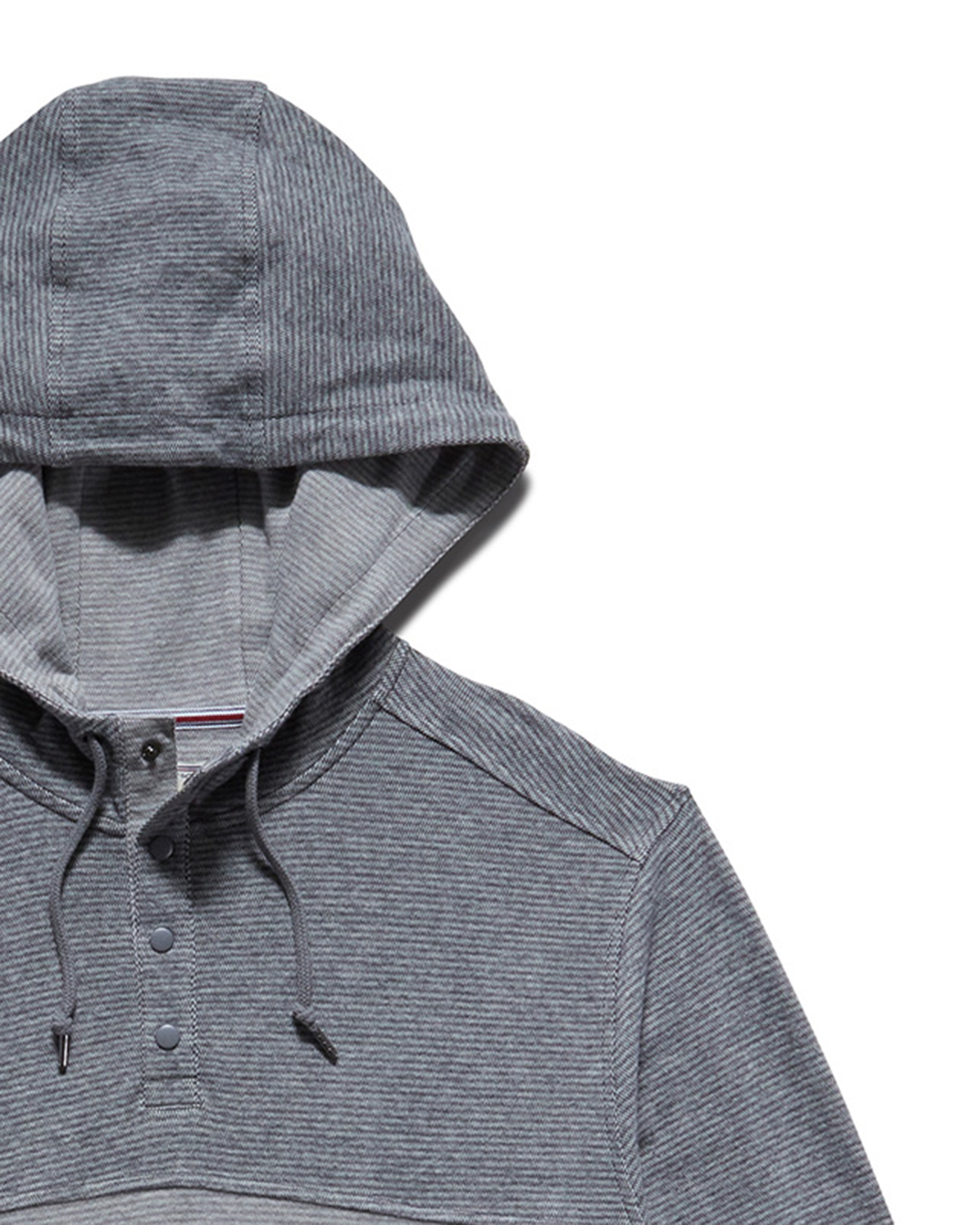 HIGHFILL SUPER-SOFT COLORBLOCK HOODED HENLEY