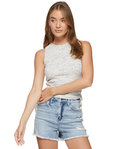 HAILEY HIGH NECK RUCHED TANK