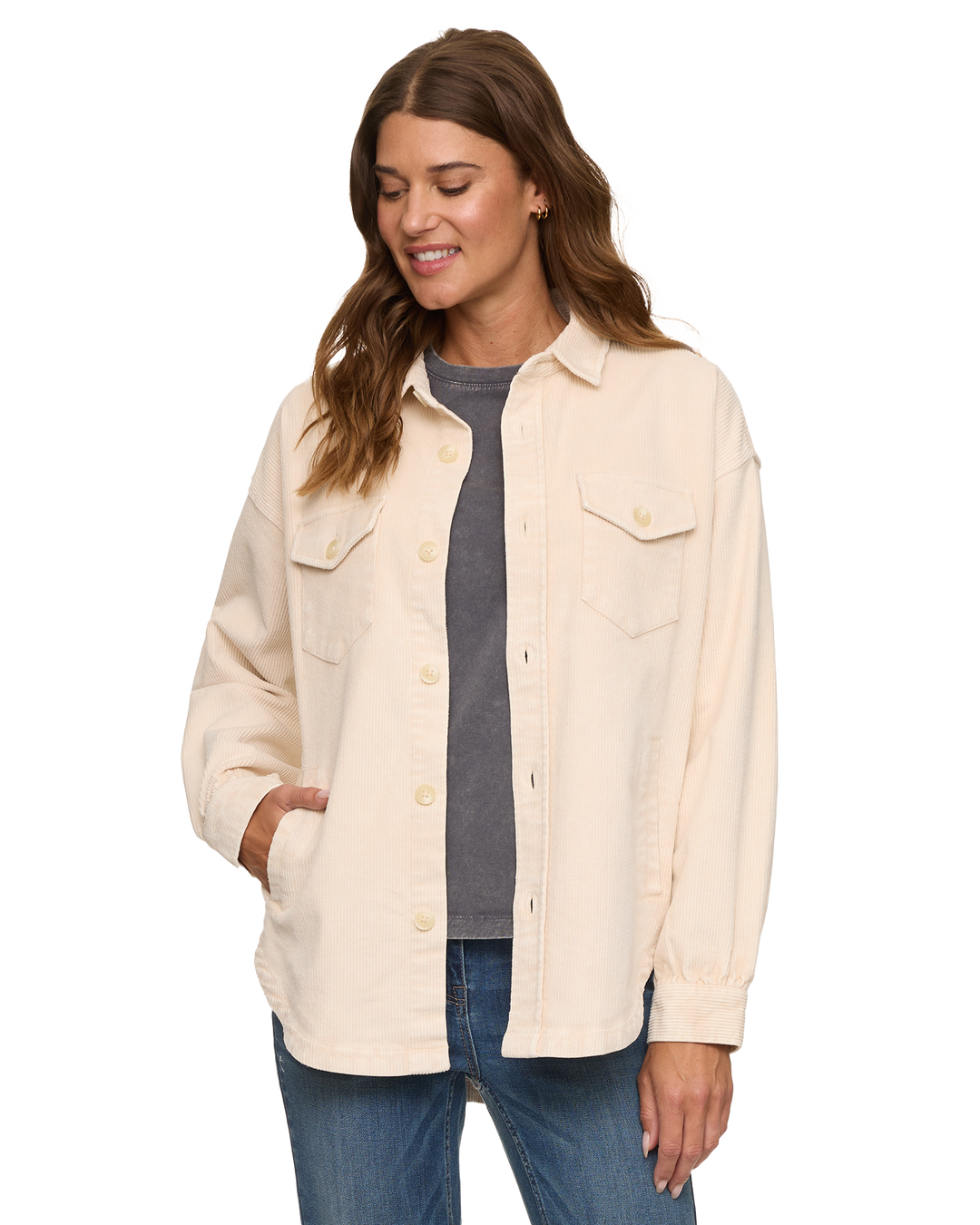 CAYCE CORDUROY SHIRT JACKET