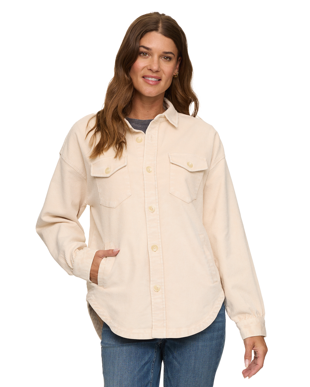 CAYCE CORDUROY SHIRT JACKET