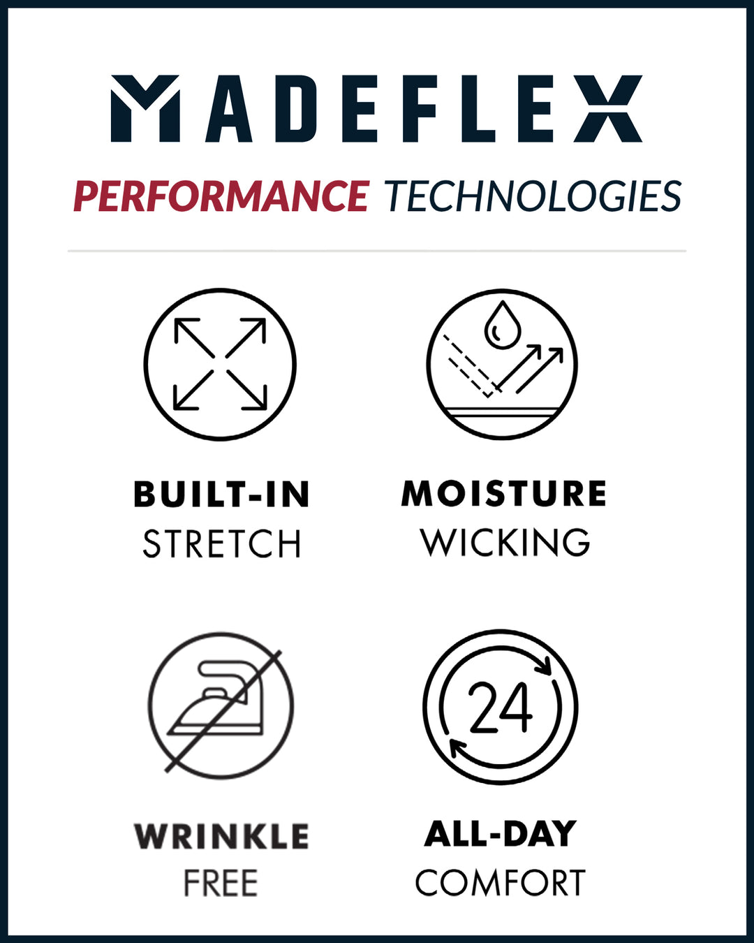 MADEFLEX ICON PERFORMANCE SHIRT