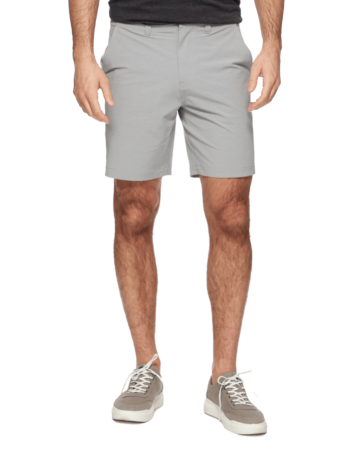 COTTON BLEND ANY-WEAR PERFORMANCE SHORT - 8" INSEAM