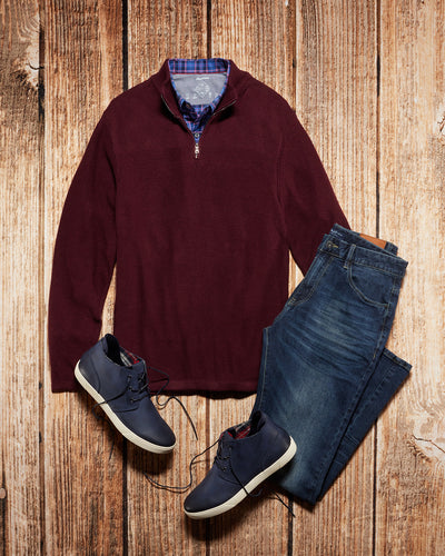 HENRYVILLE 1/4-ZIP PULLOVER SWEATER