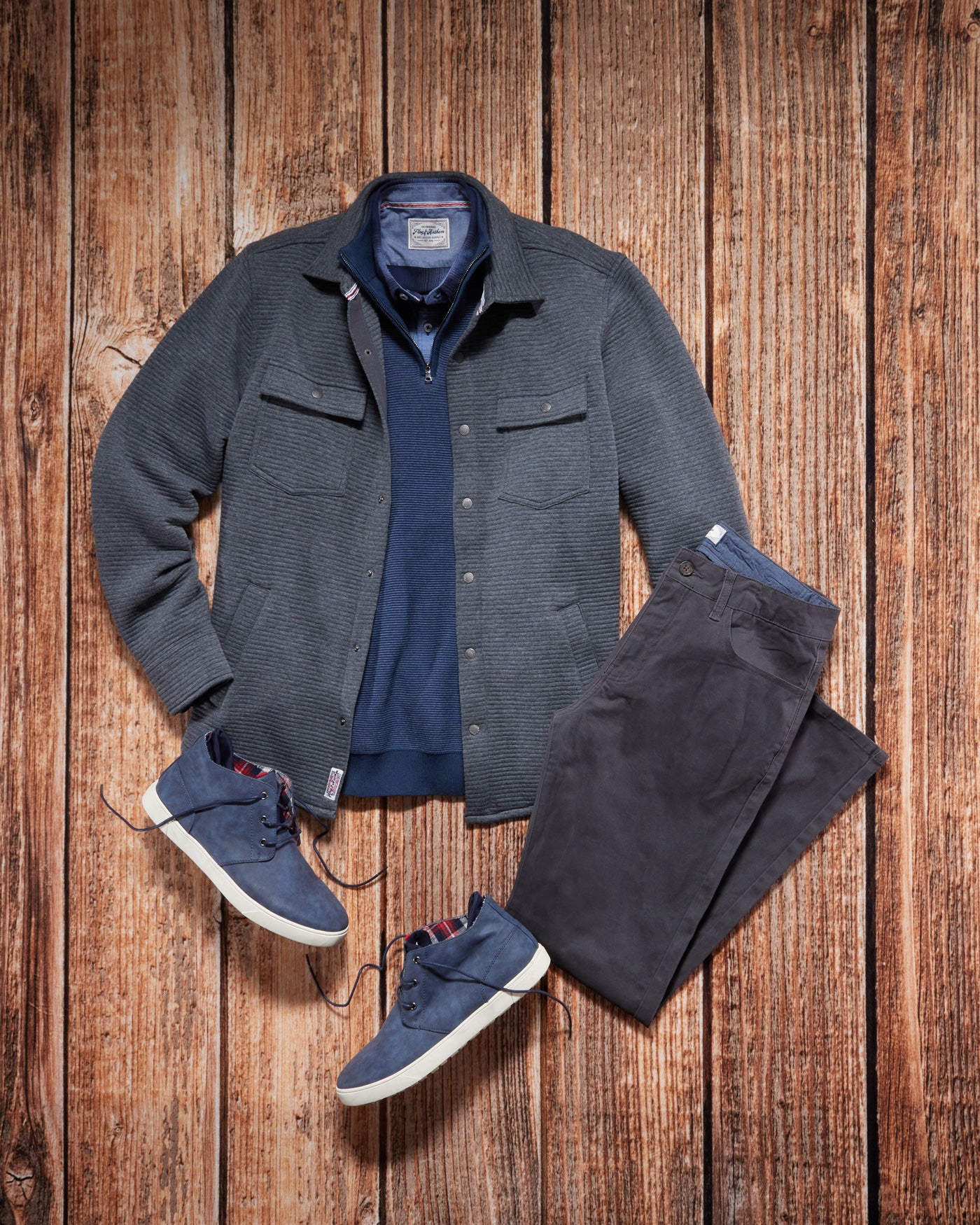 HUMPHREY MINI STRIPE 1/4-ZIP SWEATER – Flag & Anthem