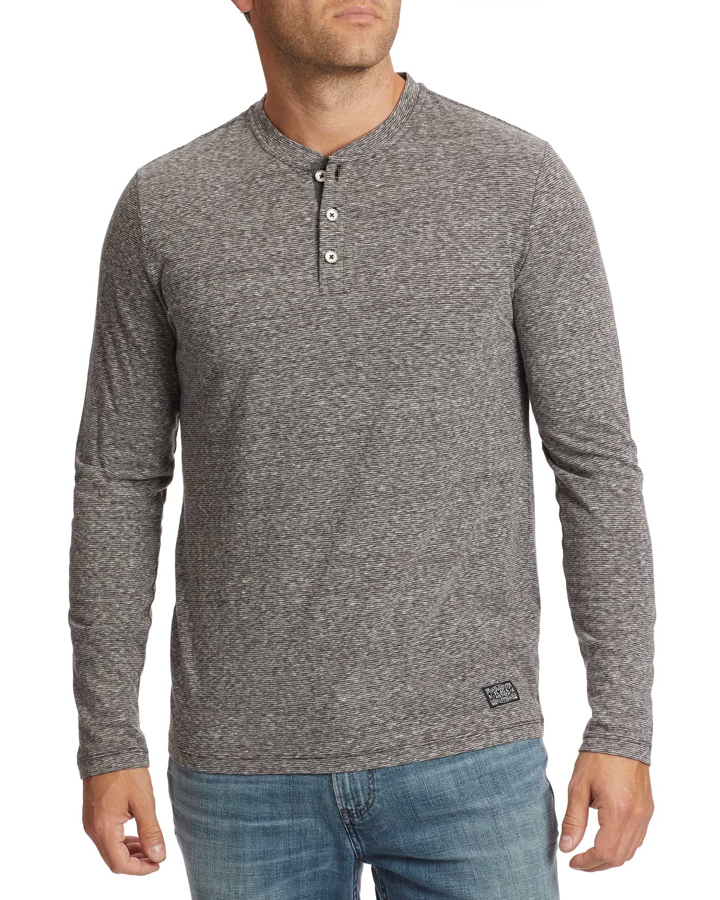 BISCOE STRIPED HENLEY