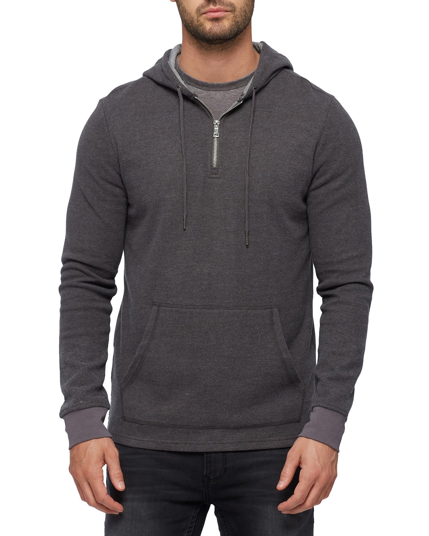 MILTON BRUSHED THERMAL 1/4-ZIP HOODIE