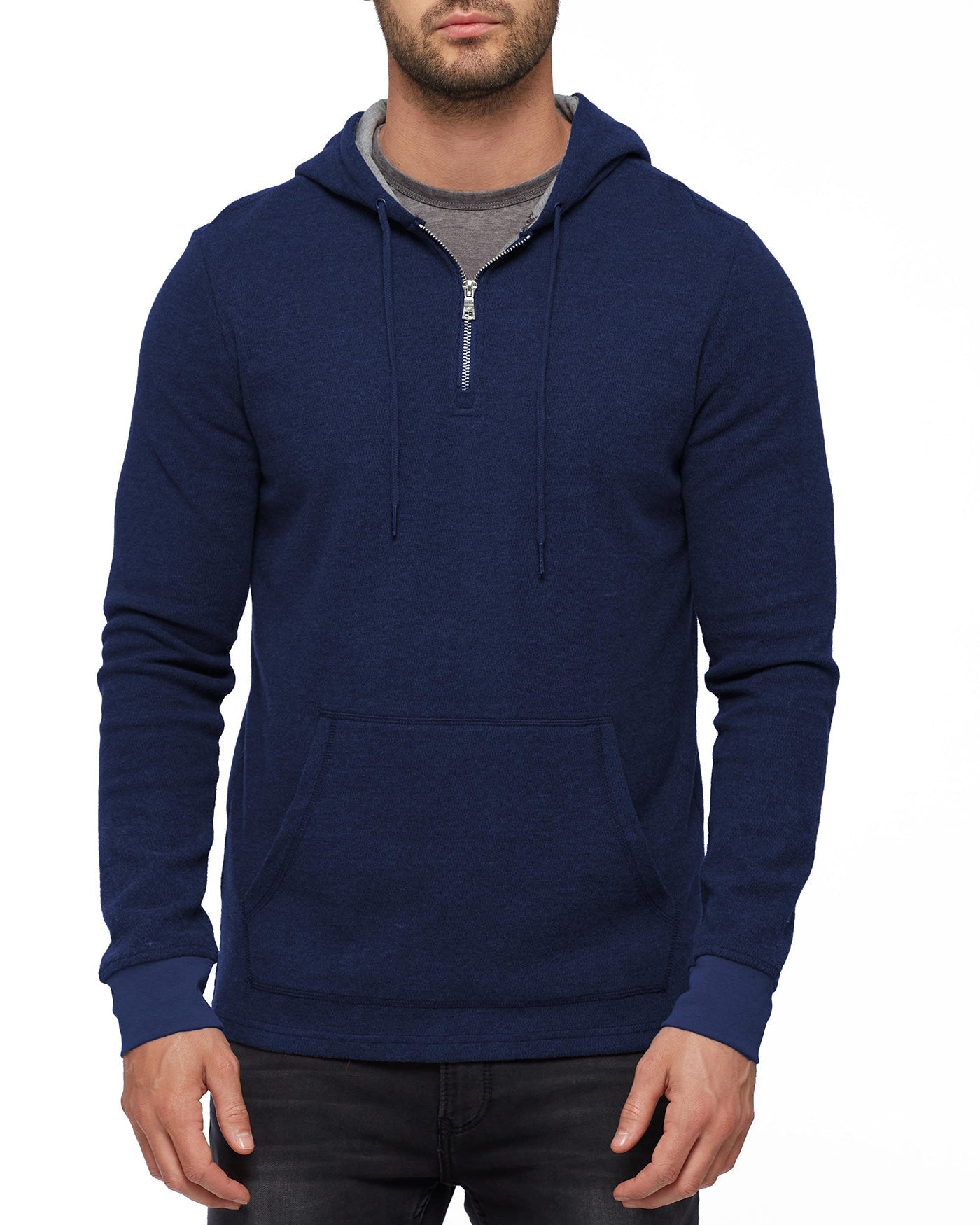 MILTON BRUSHED THERMAL 1/4-ZIP HOODIE